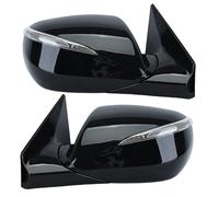 For Hyundai For Santa Fe For MK3 DM 2012-2015 6 Pins Rearview Mirror Assembly Black Manual Folding Side Door Side Door Wing Mirror(Black L+R)