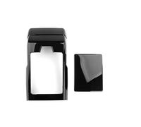 For Hyundai For Santa Fe MX5 2024 2025 Car Rear Seat AC Air Vent Decorative Frame Back Anti-kick Cover Interior POMPOMPUR(Black)