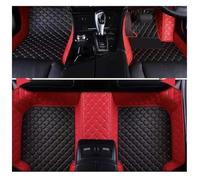 For Hyundai For Santa For Fe For DM For NC 2013-2018 7 Seater Anti-fouling Waterproof Pads Car Accessories Car Carpet Mat Protection Accessories(Black with red,RHD)