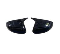 For Hyundai For Sonata 2024 Horn Pair Rearview Mirror Cover Side Reversing Rear View Mirror Cap Trim Car Accessories Door Wing Mirror Cover(Glossy Black)