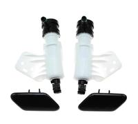 For Hyundai For Sonata For Hybrid LF 15-17 98671-E6000 Front Headlight Washer Nozzle Headlamp Cleaning Spray Pump+ Cover Cap Jet Nozzle Cap Cover(Pair)