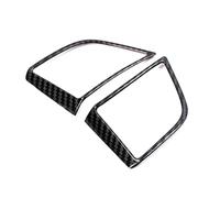 For Hyundai For Tucson 2015 2016 2017 2018 2019 2020 Steering Wheel Switch Button Cover Interior Decoration Trim RESPUNEKBAH(Carbon Fiber look)