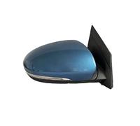 For Hyundai For Tucson 2015-2020 Car Outside Rearview Mirrors Side Rear View Mirror Assembly With Electric Folding 10-wire Reversing Mirror Assembly Rearview Mirror(Blue R)