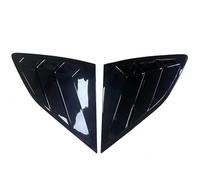 For Hyundai For Tucson 2016-2020 Car Rear Window Louver Shutter Cover Side Vent Trim Car Spoiler Rear Wing(Gloss Black)