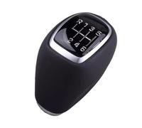 for Hyundai for Tucson TL MK3 for I20 Gear Knob Style | Gear Shift Knob Manual,6-Speed,Plastic / PU Leather,Silver-Edged Black,Direct Replacement