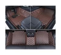 For Hyundai For Veloster 2011-2020 PU Leather Custom Car Floor Mats Interior Carpet Waterproof Floor Mats(Coffee)