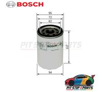 For Hyundai H100 Oil Filter Bosch 0451103366 120 mm High Performance 1994-2000