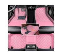 For Hyundai HB20 Custom Interior Floor Mat Carpet Leather Car Floor Mat Waterproof Foot Pads(Pink)