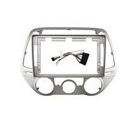 For Hyundai I20 2012 2013 2014 Auto Stereo Dash Fascia Trim Bezel 2 Din Head Unit Car Radio Frame Kit Dashboard trim frame(Frame Cable-1)