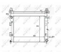 FOR HYUNDAI i30 GD 1.4D 2011 on D4FC Radiator 25310A5800