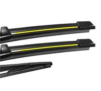For Hyundai I30 I30 CW/FD 2007-2012 Front And Rear Windshield Wipers AccessoriesCar Windshields LIANGYIMEI(Black+Yellow,FD 2010-2012)