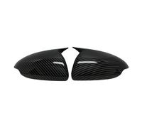 For Hyundai IONIQ 2016-2022 Side Rearview Mirror Cover OX Horn Style Exterior Door Rear View Mirror Caps Trims Pair(Carbon Look)