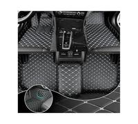For Hyundai Ix35 2010-2023 Custom Full Cover Car Floor Mats Foot Pads Carpets Waterproof Floor Mats(Black white,Ix35 2018-2023)
