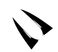 For Hyundai IX35 For Tucson 2010-2017 Tail Windshield Defletctor Rear Window Trim Side Spoiler Wing Wind Shade Canard Splitter Cover