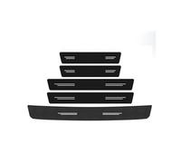 For HYUNDAI IX35 Rear Trunk Bumper Protective Stickers Entry Pedal Scuff Scratch Film LuminousCar Door Sill Decals(5pcs)