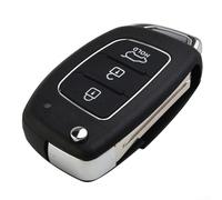For Hyundai Remote Key Shell Cover for Tucson Santa Fe For Sonata i40 with Middle Slot Size Suitable for Locksmith Key Cutting and Programming