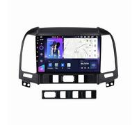 For Hyundai Santa Fe 2006-2012 9 Inch Touch Screen Android 12 Car Stereo Built-in CarPlay Android Auto Support DSP GPS Navi WiFi 4G RDS HiFi BT 5.0 DAB FM AM Backup Camera SWC(100S 1+16G)