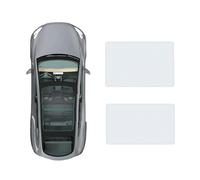 for Hyundai Santa Fe 2024 Moonroof Roof Sun Shade Cover Magnetic Car Sunroof Sunshade Car Sun Roofs Foldable Suncreen Protectors.,A-Gray White Regular Style