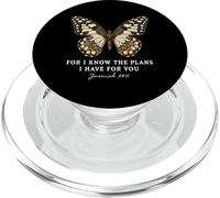For I Know The Plans I Have For You Jeremiah 29:11 Butterfly PopSockets PopGrip for MagSafe