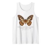 for I Know The Plans I Have for You Jeremiah 29:11 Christian Tank Top