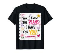 for I Know The Plans I Have for You Notebook Paper Teacher T-Shirt