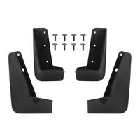 For I3 Electric 2014-2021 Carbon Fiber Effect Mudguard Mudflap With Tow Strap Mud Flaps Splash Guards Car Accessories FIXCOR