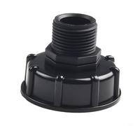 for IBC Tank Adapter, 60mm Coarse Thread Hose Connector, Plastic Fitting for Standard for IBC Valve S60X6 Container, Compatible with 2 Inch, 3/4 Inch and 1(32MM)