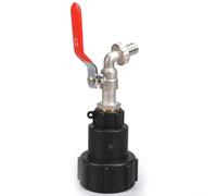 for ibc Tank Adapter S60x6 to 1/2 Inch Brass Valve for ibc(brass)