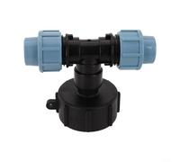 for ibc Tank Adapter S60x6 to 32mm PE Pipe Connector for ibc(Tee outlet 20mm)