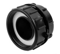 for IBC Tank Adapter with Tank Cover, 62mm to S60x6 Coarse Thread Valve Connection for Rain Barrels, Water Storage Tanks & Garden Watering Equipment