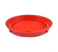 For IBC Tank Cover for 1000L Container - Red Polypropylene Lid with Gasket, Waterproof & For Seal for Liquid and Storage, Heavy Duty Industrial Use(C)