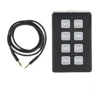 for icom Radio External Keypad for IC-705 IC-7610 IC-7410 - Transceiver Keypad Memory Call Shortcut Control Panel USB External Keyboard Black