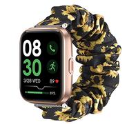 for ID208BT Smart Watch Bands, Fabric Elastic Scrunchie Elastic Watch Band Women Cute Replacement Straps Compatible with AEAC ID208/Tensky ID208/ENGERWALL ID208BT/Gydom/DECWIN ID208BT Watch(NOT ID207)