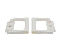 For Igloo Cooler Handle Replacement Kit White Plastic Handles with Hinges and Stainless Steel Screws for 25 to 72 Quart Coolers Outdoor Ice Chest Repair Parts