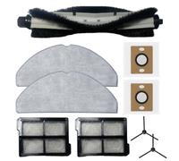 For ILIFE A30 Pro V10 Robot Vacuum Cleaner Accessory Kit With Side Brushes, Mop Cloths, Dust Bags, Roller Brush And Filters