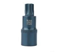 for Impact for torx Socket Set Adapter 1/2in Drive for t30 to for t70 Star Bit for Ratchet Wrench Auto Mechanics(T60)