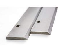 For Inca 343.190 (510 & 570) Planer Blades 262mm x 25mm x 3mm T1 HSS Resharpenable Slotted Thicknesser Knives, Compatible with Metabo Magnum ADH1626 & ADH1626D, 1 Pair