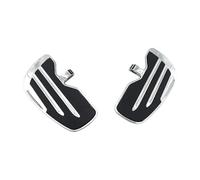 For Indian For Scout For Sixty For Rogue For Twenty For Bobber Rider Driver Passenger Footboard Front Rear Rest Wide Footrest Motorcycle Pedals(Black For Passenger)