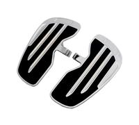 For Indian For Scout Sixty For Rogue Twenty For Bobber 2015-2021 2022 2023 Rider Floorboards Driver Footboard Front Foot Rest Pedal Wide Footrest Footrests(SILVER)