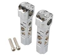 For Indian Universal Motorcycle 1inch 25mm Handlebar Risers Pull-Back Straight Handle Bar Risers Motorcycle Handlebar Riser Handlebar Risers(6.5inch Chrome)