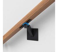 For Indoor Adjustable Handrail Brackets with Swivel Mechanism, Iron Stair Railing Supports for Secure and Stable Installation, Pack of 3 or 4 (4PCS)