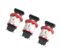 For Industrial Electrical Switch Lock Miniature Circuit Breaker Lockout 3pcs Set with Multiple Model Compatibility and Robust Nylon PA Material Construction (BD-D01)