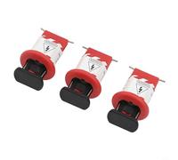 For Industrial Miniature Circuit Breaker Lockout 3pcs Set for Electrical Switch Safety and Maintenance Locking Applications (BD-D04)