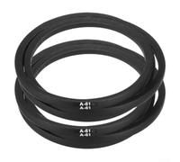 For Industrial Power Transmission 2pcs A614L630 Rubber V-Belt 61 Inch for Effective Load Distribution and Reliable Operation