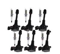 For INFINITI For FX35 3.5L 2003-2008 6pcs Ignition Coil 22448AL510 22448AL515 Classic Ignition Coils(6pcs with Spark Plug)