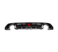 For Infiniti Q60 2017 2018 2019 2020 2021 2022 Rear Diffuser Bumper Lip Spoiler Plate Splitter Bracket Car Rear Spoilers(Carbon Look)