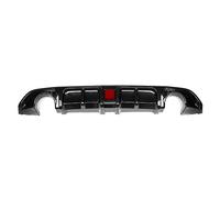 For Infiniti Q60 2017-2022 Rear Bumper Diffuser Lip Car Boot Guard Bracket Spoiler Plate Splitter With Light Trunk Spoiler Spoilerlippe(Carbon Look)