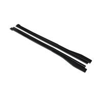 For Infiniti Q60 Car Modified Adjustable Side Skirt Splitter Spoiler Lip Rocker Panel Extensions Body Kit Winglet Exterior Styling Of the Car(Matte Black)