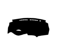 For Insight II 2009-2014 Protector Rug Cushion Anti-UV Block Sun Ray Car Dashboard Cover DashMat Carpet Cape Dash Cover Dashboard(Black LHD)