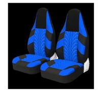 For INSIGNIA A G09 For POLO 6R1 6C1 For A4 B7 8EC For LAGUNA II 2PC Car Seat Covers Bucket Tire Style Car Seat Covers(BLUE 2PCS)